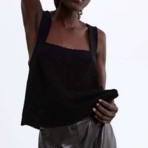 NWT Sleeveless Plain Knit Top